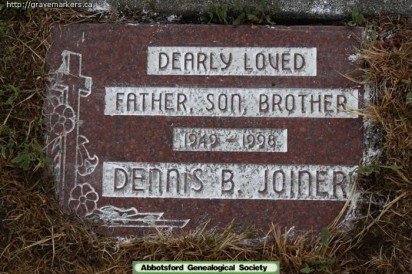 Dennis Joiner Tombstone